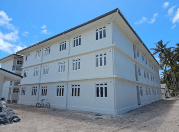 Avani Fares Island resort staff building, from ADENT's portfolio